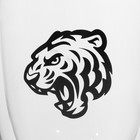 Стакан стеклянный с двойными стенками Magistro «Поль. Тигр», 350 мл, 8,5×11 см - Фото 3