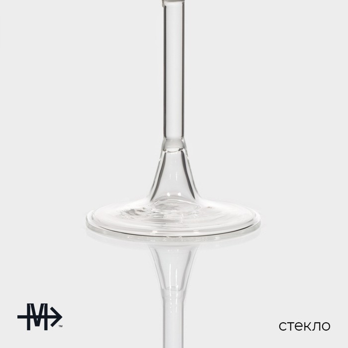 Бокал из стекла для вина Magistro «Лампочка», 300 мл, 9×22,5 см - фото 1908911390