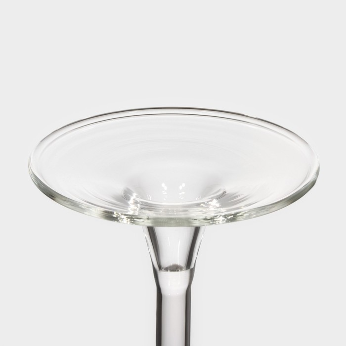 Бокал из стекла для вина Magistro «Лампочка», 300 мл, 9×22,5 см - фото 1908911393