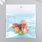 Декор для творчества пластик "Цитрусовые и ягоды" набор 7 шт - фото 6610674