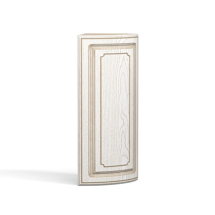 Шкаф навесной завершающий «Анжелика», 320×300×920 мм, цвет дуб молочный/ясень - Фото 1