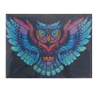 Алмазная мозаика на подрамнике с полным заполнением «Магическая сова», 30х40см - фото 24508174