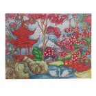 Алмазная мозаика с полным заполнением на подрамнике «Японский сад», 30 × 40 см - Фото 4