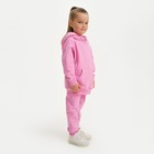 Костюм для девочки (худи, брюки) KAFTAN "Basic line", размер 30 (98-104), цвет розовый - Фото 2