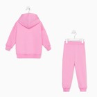 Костюм для девочки (худи, брюки) KAFTAN "Basic line", размер 30 (98-104), цвет розовый - Фото 13