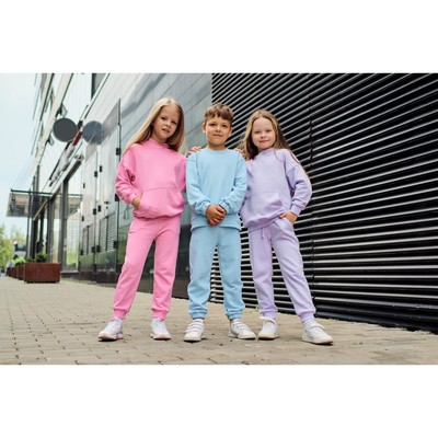 Костюм для девочки (худи, брюки) KAFTAN: Basic line, розовый, размер 38 (146-152 см)