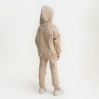 Костюм детский (худи, брюки) KAFTAN Basic line, размер 36 (134-140 см), цвет кофейный - Фото 4