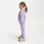 Костюм для девочки (худи, брюки) KAFTAN "Basic line", размер 28 (86-92), цвет лиловый - Фото 2