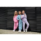 Костюм для девочки (худи, брюки) KAFTAN "Basic line", размер 28 (86-92), цвет лиловый - Фото 9