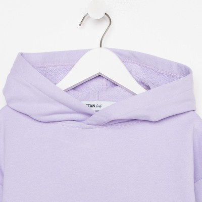 Костюм для девочки (худи, брюки) KAFTAN: Basic line, лиловый, размер 30 (98-104 см)
