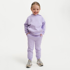 Костюм для девочки (худи, брюки) KAFTAN "Basic line", размер 36 (134-140), цвет лиловый
