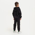 Костюм детский (худи, брюки) KAFTAN "Basic line", размер 28 (86-92), цвет чёрный - Фото 4