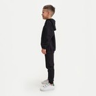 Костюм детский (худи, брюки) KAFTAN "Basic line", размер 30 (98-104), цвет чёрный - Фото 3