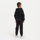 Костюм детский (худи, брюки) KAFTAN "Basic line", размер 32 (110-116), цвет чёрный 7452931 - фото 9760423