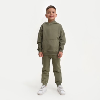 Костюм детский (худи, брюки) KAFTAN Basic line, размер 40 (158-164 см), хаки