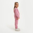 Костюм для девочки (свитшот, брюки) KAFTAN "Basic line", размер 28 (86-92), цвет розовый - Фото 2