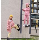 Костюм для девочки (свитшот, брюки) KAFTAN "Basic line", размер 28 (86-92), цвет розовый - Фото 6