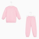 Костюм для девочки (свитшот, брюки) KAFTAN "Basic line", размер 28 (86-92), цвет розовый - Фото 11