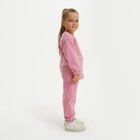 Костюм для девочки (свитшот, брюки) KAFTAN "Basic line", размер 34 (122-128), цвет розовый 7452946 - фото 13872641