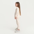 Костюм детский (свитшот, брюки) KAFTAN "Basic line", размер 30 (98-104), цвет бежевый - Фото 3