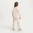 Костюм детский (свитшот, брюки) KAFTAN "Basic line", размер 30 (98-104), цвет бежевый - Фото 4