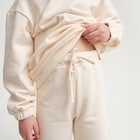 Костюм детский (свитшот, брюки) KAFTAN "Basic line", размер 30 (98-104), цвет бежевый - Фото 5