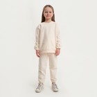 Костюм детский (свитшот, брюки) KAFTAN "Basic line", размер 40 (158-164), цвет бежевый - Фото 2