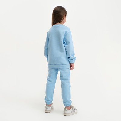 Костюм детский (свитшот, брюки) KAFTAN Basic line, размер 28 (86-92 см), голубой