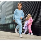 Костюм детский (свитшот, брюки) KAFTAN "Basic line", размер 30 (98-104), цвет голубой - Фото 9