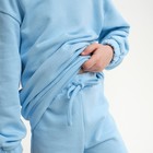 Костюм детский (свитшот, брюки) KAFTAN "Basic line", размер 32 (110-116), цвет голубой - Фото 5