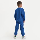 Костюм детский (свитшот, брюки) KAFTAN "Basic line", размер 28 (86-92), цвет синий - Фото 3