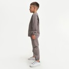 Костюм детский (свитшот, брюки) KAFTAN "Basic line", размер 28 (86-92), цвет серый - Фото 3