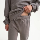 Костюм детский (свитшот, брюки) KAFTAN "Basic line", размер 28 (86-92), цвет серый - Фото 5