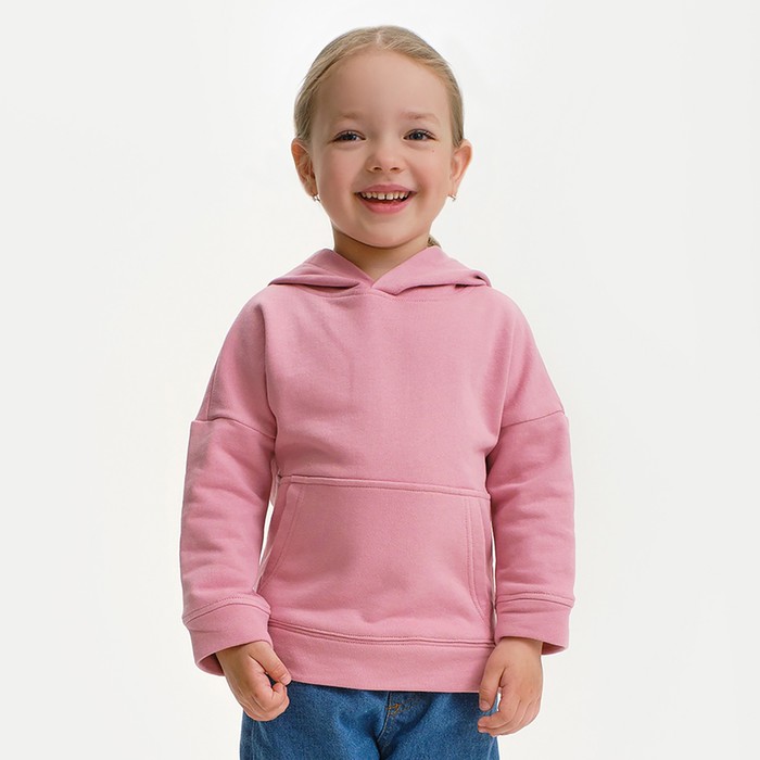 Худи для девочки KAFTAN "Basic line", размер 30 (98-104), цвет розовый - Фото 1