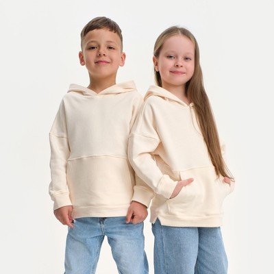 Худи детское KAFTAN Basic line, размер 28 (86-92 см), бежевое