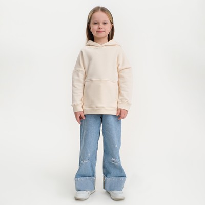 Худи детское KAFTAN: Basic line, бежевое, размер 34 (122-128 см)