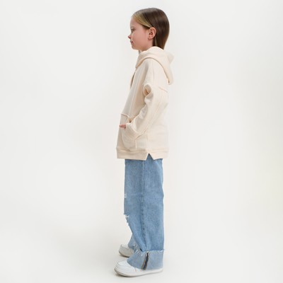 Худи детское KAFTAN: Basic line, бежевое, размер 34 (122-128 см)