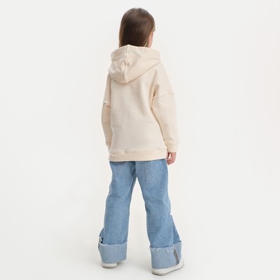 Худи детское KAFTAN: Basic line, бежевое, размер 34 (122-128 см)
