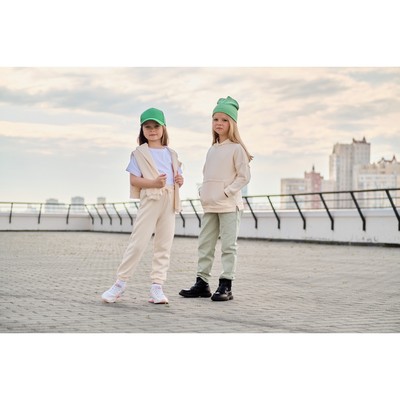 Худи детское KAFTAN: Basic line, бежевое, размер 34 (122-128 см)