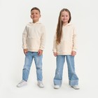 Худи детское KAFTAN Basic line, размер 38 (146-152 см), бежевое 7452990 - фото 14048040