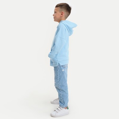 Худи детское KAFTAN: Basic line, голубое, размер 32 (110-116 см)