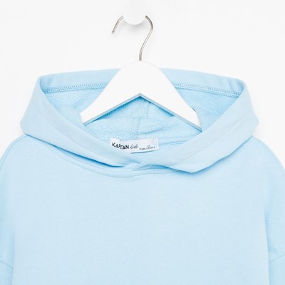 Худи детское KAFTAN: Basic line, голубое, размер 34 (122-128 см)