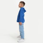 Худи для мальчика KAFTAN Basic line, размер 30 (98-104 см), синее 7453000 - фото 14048115