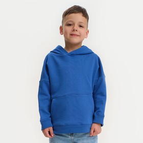 Худи для мальчика KAFTAN "Basic line", размер 34 (122-128), цвет синий