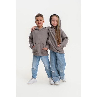 Худи детское KAFTAN: Basic line, серое, размер 30 (98-104 см)