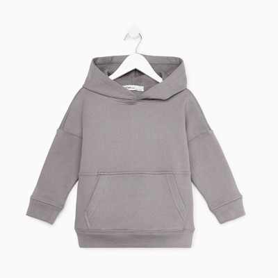 Худи детское KAFTAN: Basic line, серое, размер 30 (98-104 см)