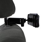 Держатель для телефона или планшета на подголовник авто, телескопический, 11-21 см., черный - Фото 4