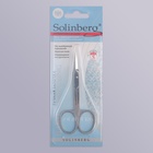 Ножницы маникюрные Solinberg, для кутикулы, загнутые, узкие, 10,5 см, на блистере, цвет серебристый, 072 - Фото 3