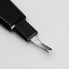 Пилка-триммер металлическая для ногтей, 16 см, цвет чёрный, 006 - фото 9306298