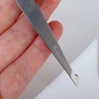 Пинцет скошенный Solinberg, 9.5 см, на блистере, цвет серебристый, 22DK - Фото 6